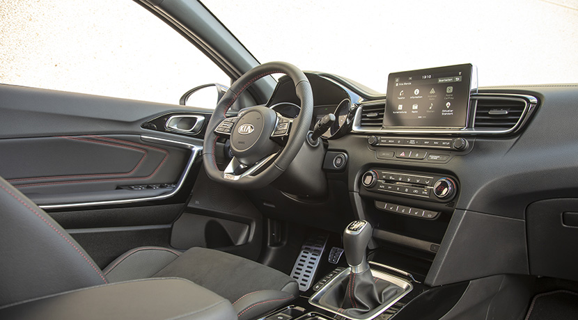 Interior of the Kia Ceed GT